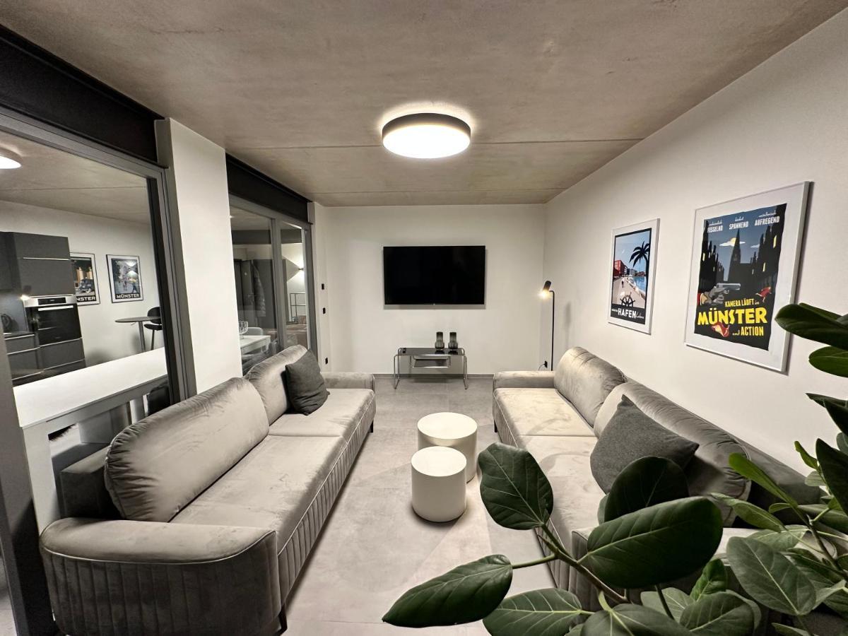 Luxurioeses Apartment Direkt Am Kanal 125 M² - Youpartments Munster  Ngoại thất bức ảnh