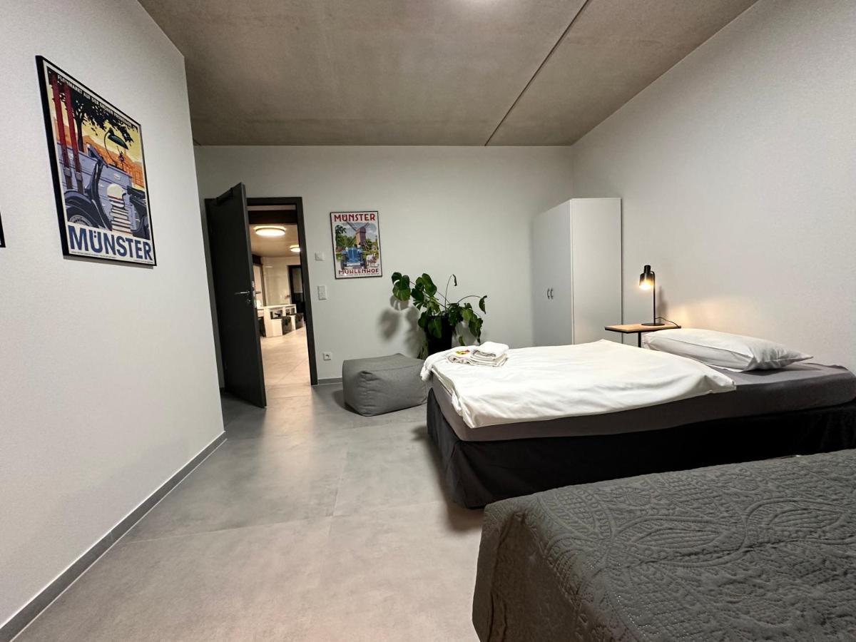 Luxurioeses Apartment Direkt Am Kanal 125 M² - Youpartments Munster  Ngoại thất bức ảnh